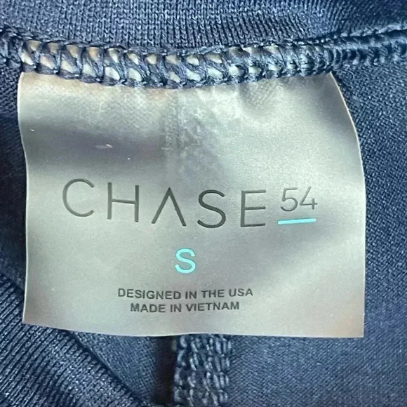 Chase 54 Women's Small Navy Blue Gold Golf Skirt Polyester Spandex S Sm Active - Picture 2 of 7